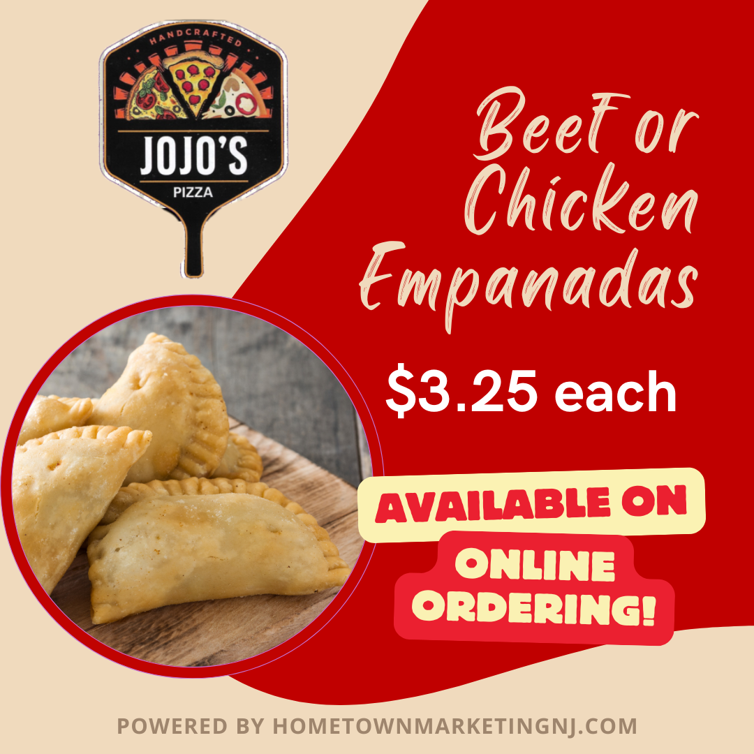 Jojos pizza empanadas